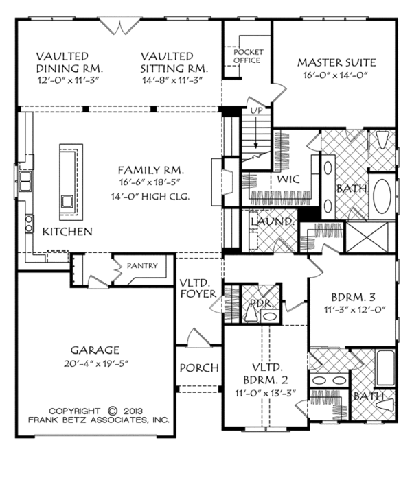 Home Plan - Traditional Floor Plan - Main Floor Plan #927-960