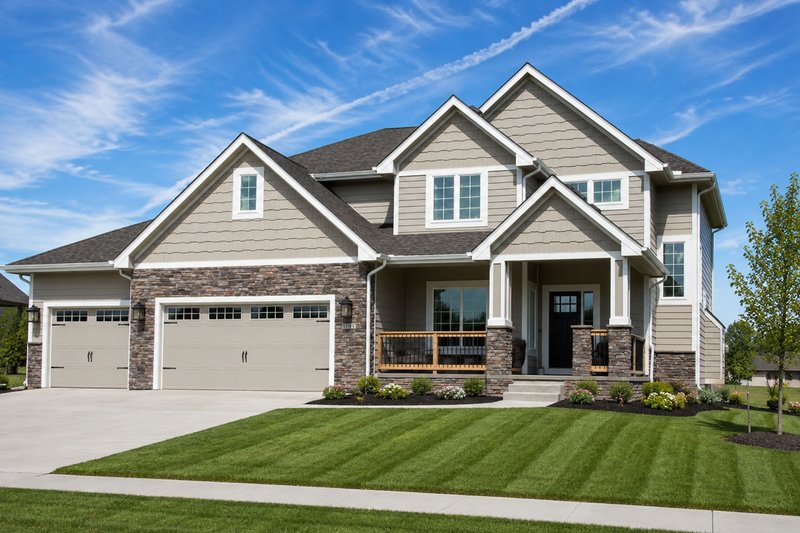 Dream House Plan - Exterior - Front Elevation 3 for Craftsman House Plan #20-2127 - 4 bed, 3.5 bath