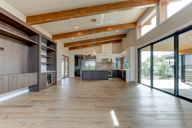 House Blueprint - Interior - Family Room 2 for Contemporary House Plan #892-39 - 4 bed, 4.5 bath