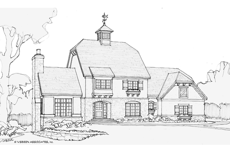 Dream House Plan - European Exterior - Front Elevation Plan #928-201