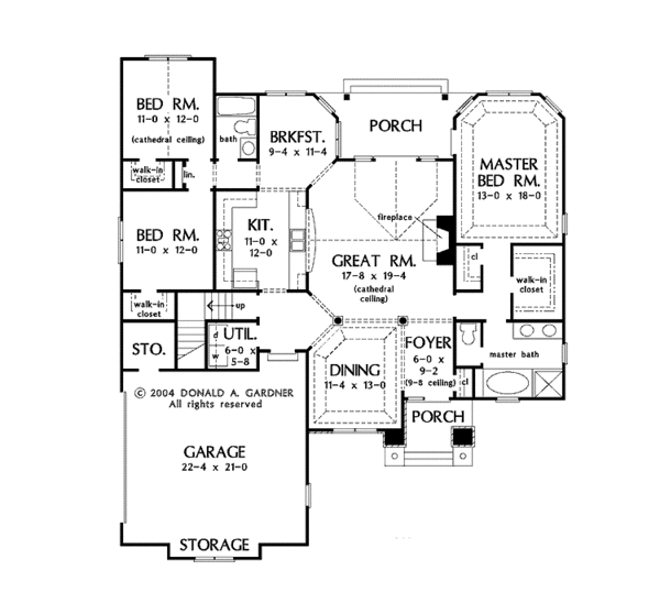 Home Plan - European Floor Plan - Main Floor Plan #929-883