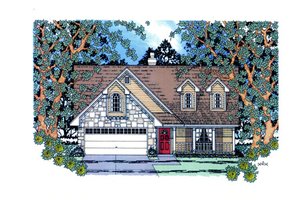 House Design - Country Exterior - Front Elevation Plan #42-367