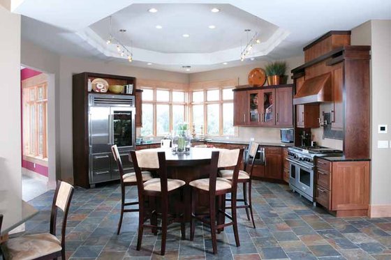 Interior - Kitchen 2 for Prairie House Plan #928-62 - 4 bed, 4 bath