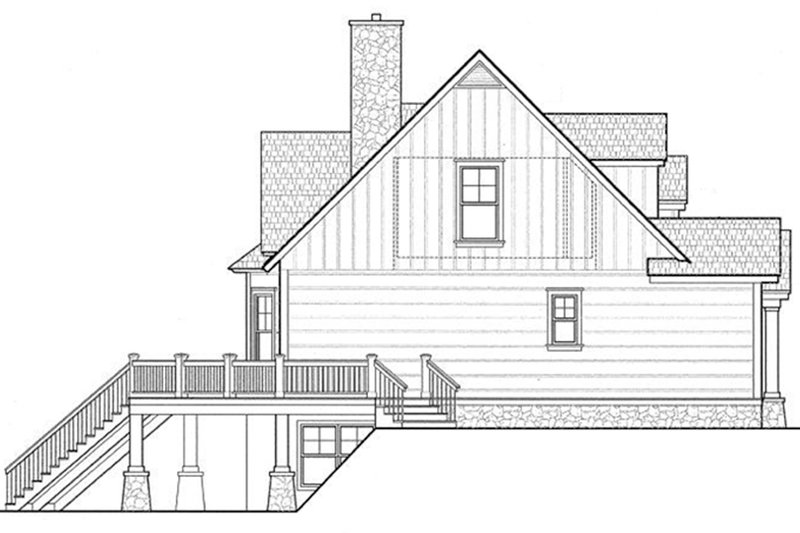 Dream House Plan - Exterior - Other Elevation 1 for Log House Plan #417-564 - 3 bed, 2.5 bath