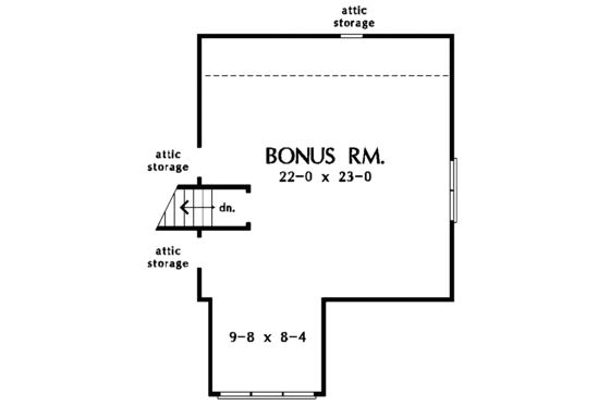 Floor Plan - Other Floor for Country House Plan #929-765 - 3 bed, 2.5 bath