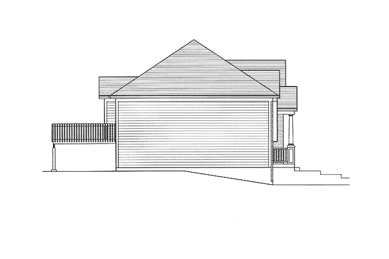 Home Plan - Exterior - Other Elevation for Traditional House Plan #46-805 - 3 bed, 3 bath