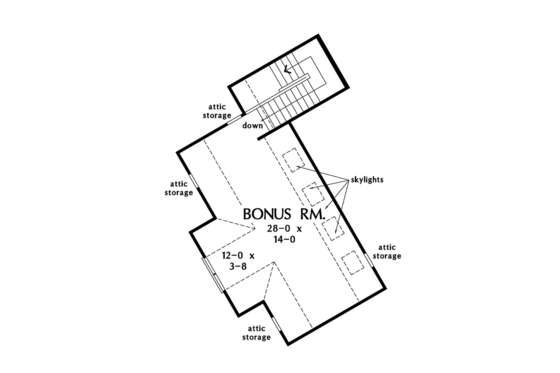 Floor Plan - Other Floor for Craftsman House Plan #929-970 - 4 bed, 4 bath