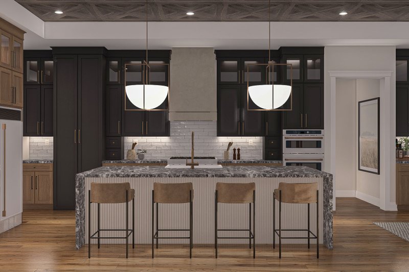 House Design - Interior - Kitchen 1 for Modern House Plan #455-450 - 5 bed, 4.5 bath