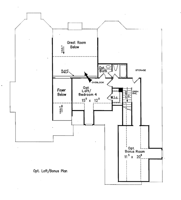 House Design - Country Floor Plan - Upper Floor Plan #927-121