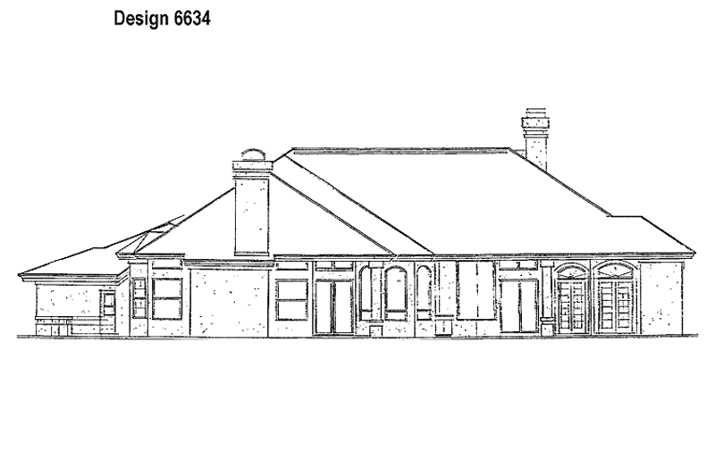 Dream House Plan - Exterior - Rear Elevation for Mediterranean House Plan #930-38 - 3 bed, 3.5 bath