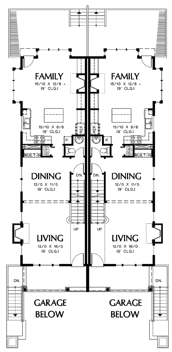Home Plan - Colonial Floor Plan - Main Floor Plan #48-840