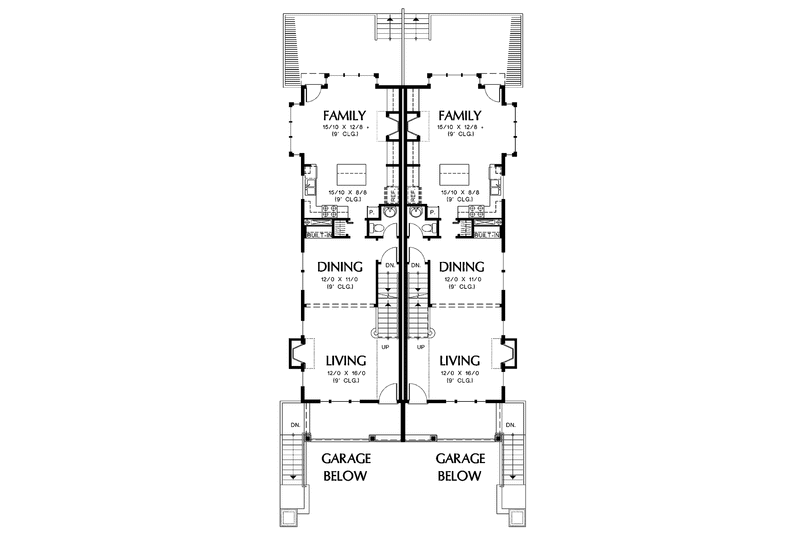 Dream House Plan - Floor Plan - Main Floor for Colonial House Plan #48-840 - 3 bed, 2.5 bath