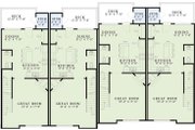 European Style House Plan - 2 Beds 2.5 Baths 5456 Sq/Ft Plan #17-1172 Floor 