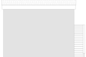 Exterior - Other Elevation 1 for Contemporary House Plan #932-981, 0 bath