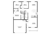 Craftsman Style House Plan - 3 Beds 2 Baths 1246 Sq/Ft Plan #943-1 