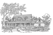 Country Style House Plan - 4 Beds 3 Baths 2298 Sq/Ft Plan #929-392 