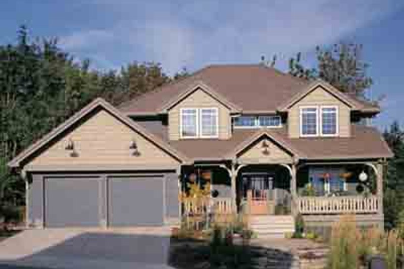 Architectural House Design - Craftsman Exterior - Front Elevation Plan #48-219