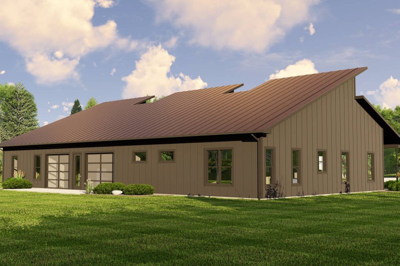 House Plan Design - Exterior - Rear Elevation for Country House Plan #1064-262 - 3 bed, 3 bath