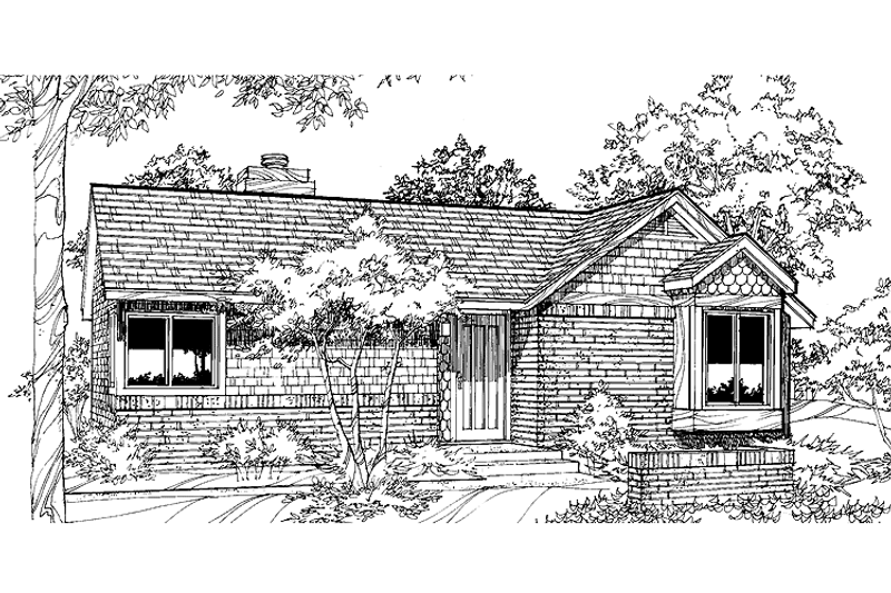 House Plan Design - Ranch Exterior - Front Elevation Plan #320-659
