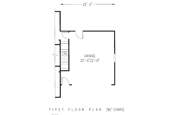 Floor Plan - Other Floor for Traditional House Plan #11-101 - 3 bed, 2 bath