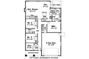 Contemporary Style House Plan - 3 Beds 2 Baths 1732 Sq/Ft Plan #126-185 