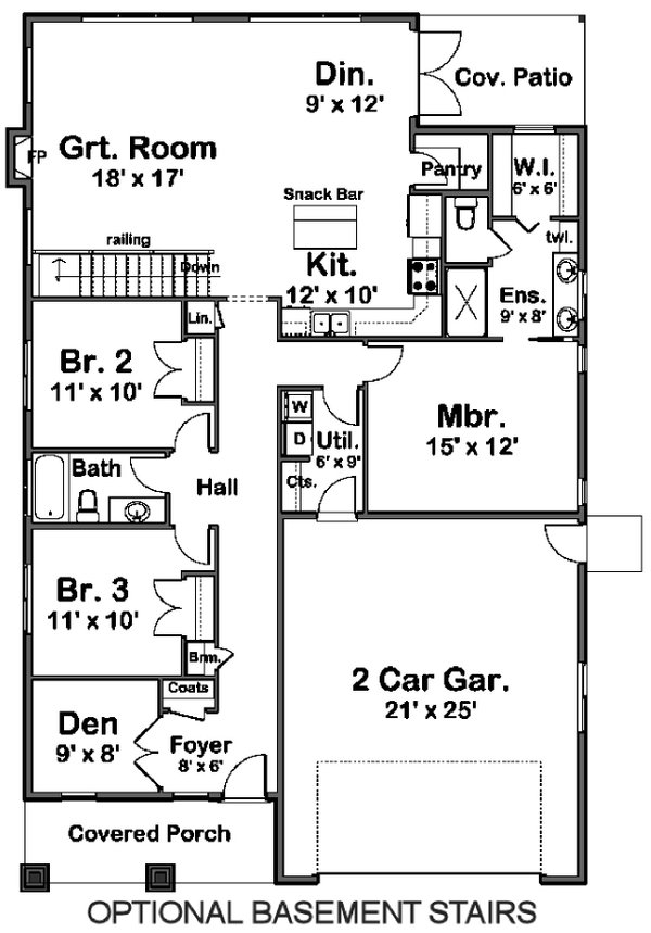 Dream House Plan - Contemporary Floor Plan - Other Floor Plan #126-185