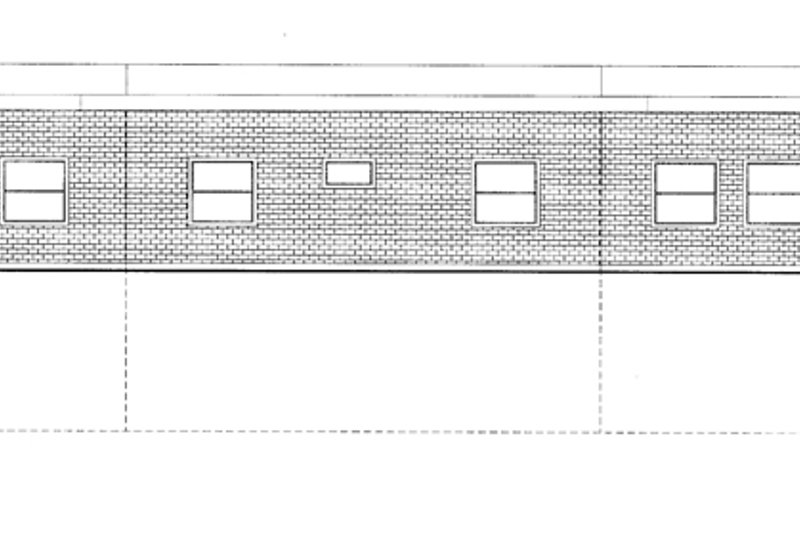 Dream House Plan - Exterior - Rear Elevation for Contemporary House Plan #117-853 - 3 bed, 2 bath