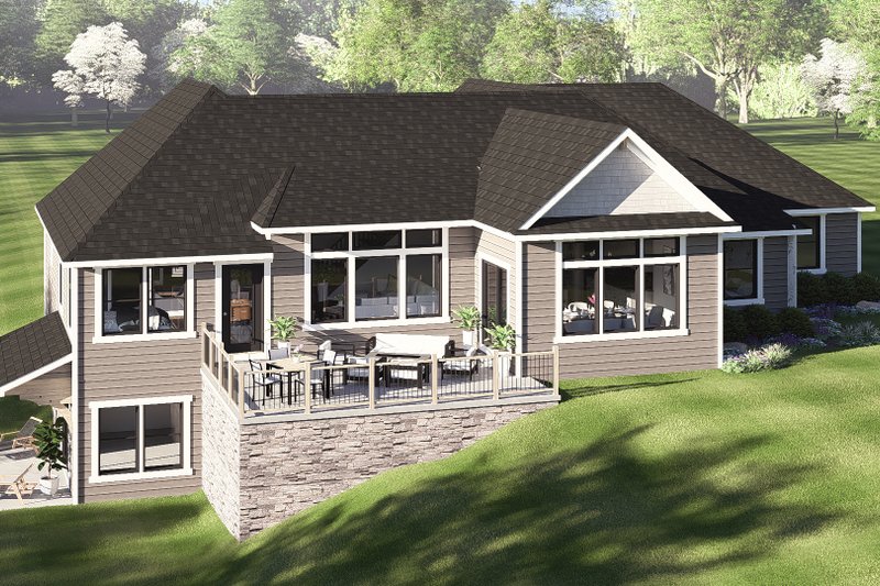House Design - Exterior - Other Elevation 3 for Craftsman House Plan #1064-479 - 3 bed, 2 bath