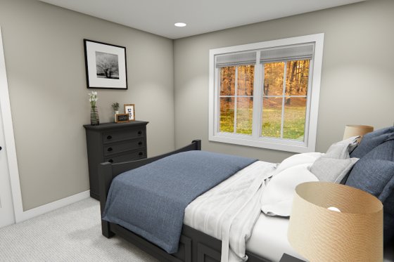 Interior - Bedroom 1 for Bungalow House Plan #51-1413 - 4 bed, 3.5 bath