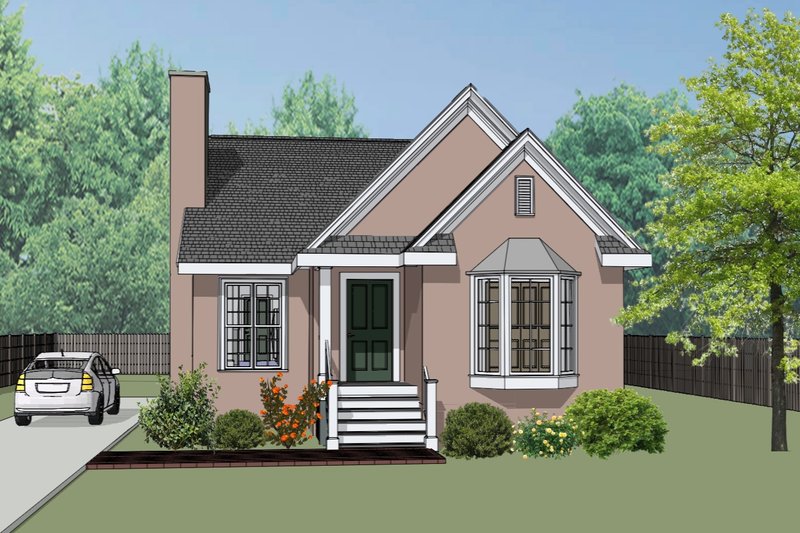 Architectural House Design - Ranch Exterior - Front Elevation Plan #79-331