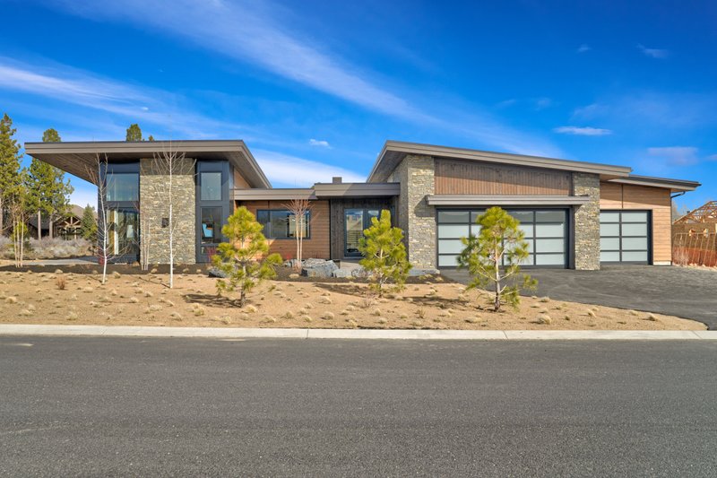 House Blueprint - Exterior - Front Elevation 6 for Contemporary House Plan #892-35 - 3 bed, 3.5 bath