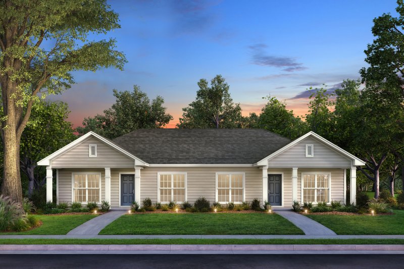 Dream House Plan - Ranch Exterior - Front Elevation Plan #430-28