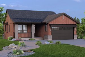 Farmhouse Exterior - Front Elevation Plan #1100-86