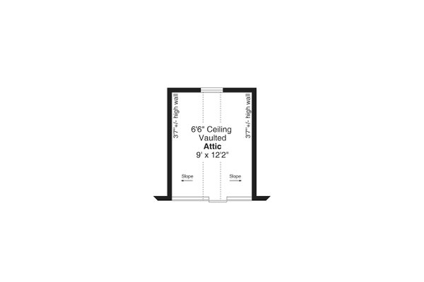 Cottage Floor Plan - Upper Floor Plan #124-1372