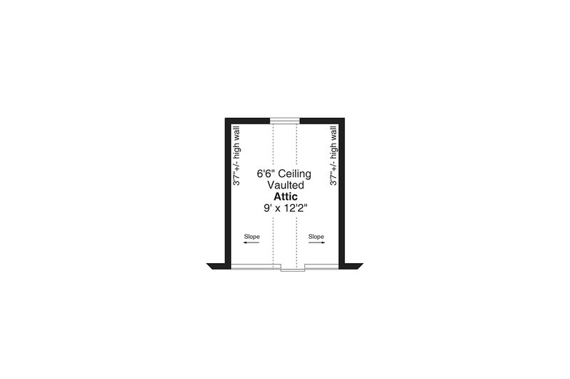Dream House Plan - Floor Plan - Upper Floor for Cottage House Plan #124-1372, 1 bath