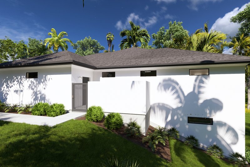 House Plan Design - Exterior - Other Elevation 1 for Contemporary House Plan #1069-42 - 3 bed, 2.5 bath