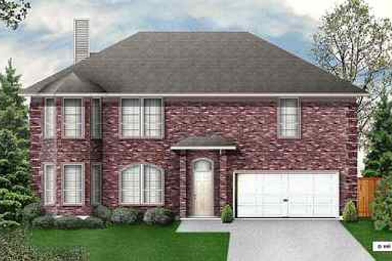 Architectural House Design - Traditional Exterior - Front Elevation Plan #84-147