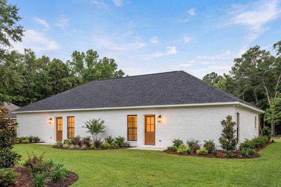 Exterior - Rear Elevation for Traditional House Plan #430-314 - 4 bed, 4 bath