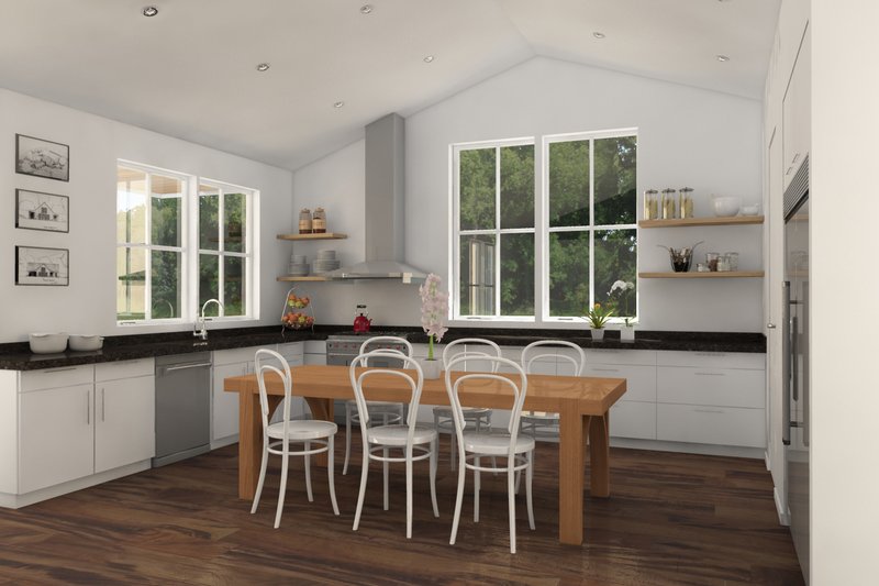 Home Plan - Interior - Kitchen for Ranch House Plan #888-4 - 2 bed, 2 bath