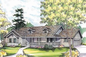 Traditional Exterior - Other Elevation Plan #124-480