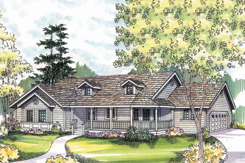 Home Plan - Traditional Exterior - Other Elevation Plan #124-480