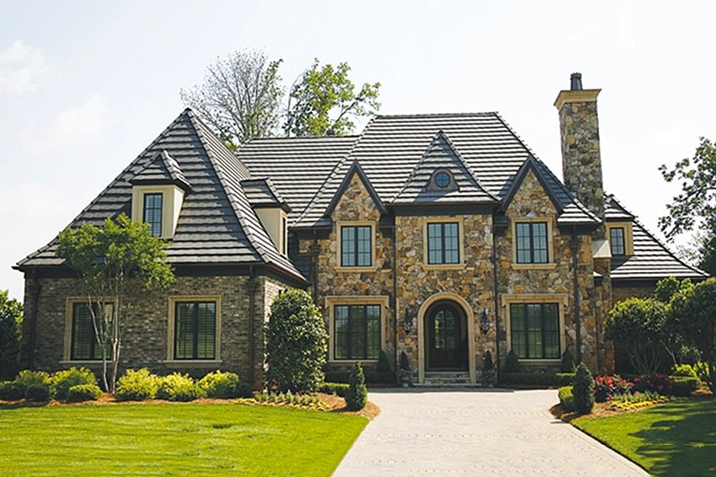 Dream House Plan - European Exterior - Front Elevation Plan #453-53