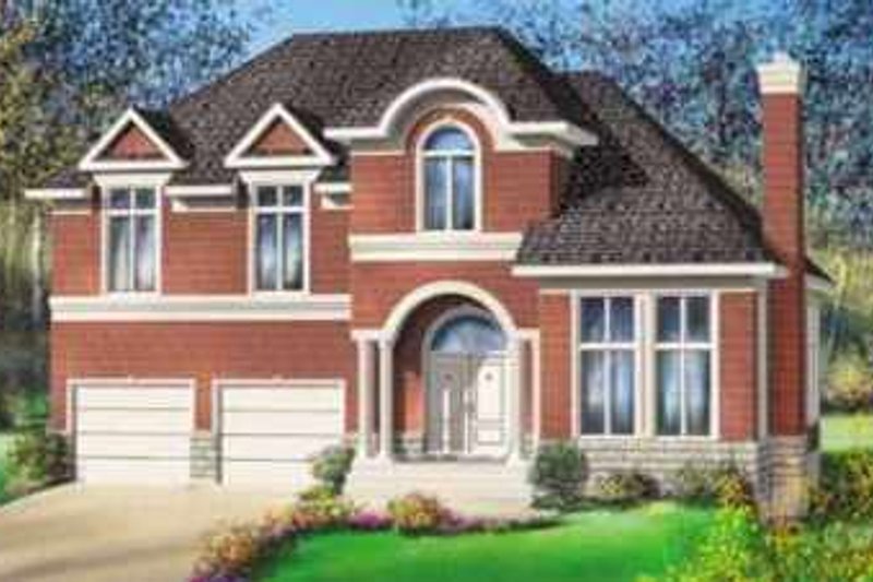 House Design - European Exterior - Front Elevation Plan #25-256