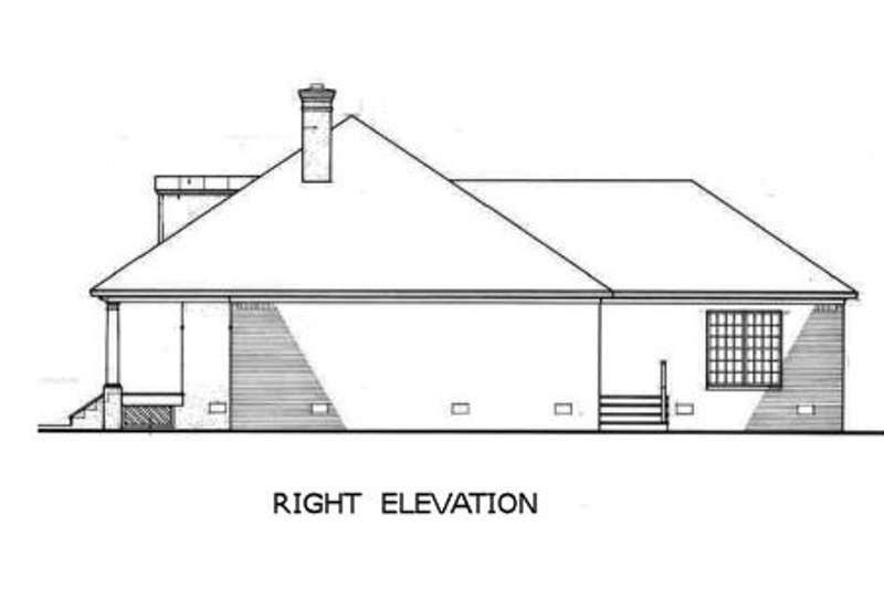 Dream House Plan - Exterior - Other Elevation for Traditional House Plan #45-128 - 3 bed, 2 bath
