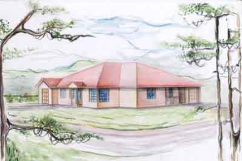 Home Plan - Traditional Exterior - Front Elevation Plan #117-259