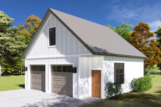 Exterior - Front Elevation 3 for Traditional House Plan #1060-180, 0 bath