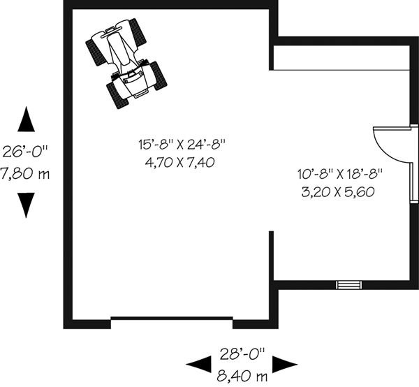 House Blueprint - Traditional Floor Plan - Main Floor Plan #23-434