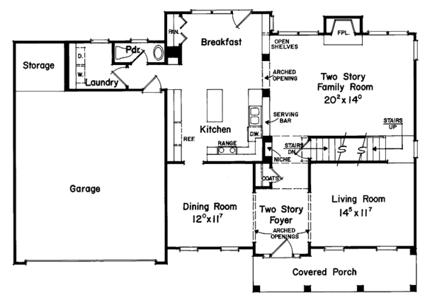 Home Plan - Country Floor Plan - Main Floor Plan #927-81