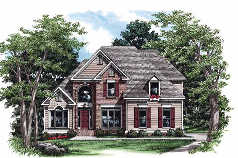 House Plan Design - Traditional Exterior - Front Elevation Plan #927-236