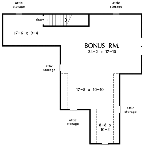 House Blueprint - Country Floor Plan - Other Floor Plan #929-735